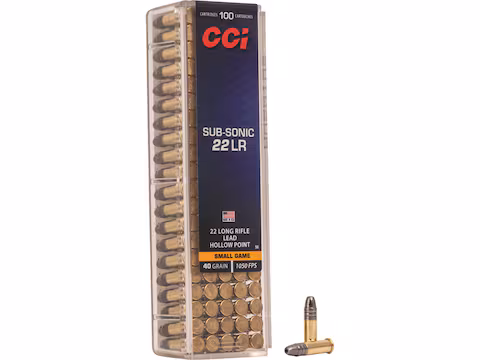CCI Mini-Mag 22LR Ammo 36 Grain Plated Hollow Point