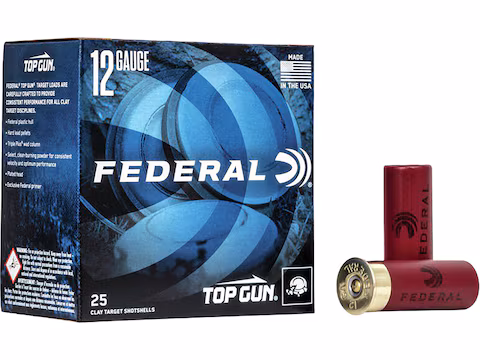 Federal 12 Gauge Shells Top Gun Target Load 12-Ga. 2-3/4" 1-1/8 oz. 1,200 fps