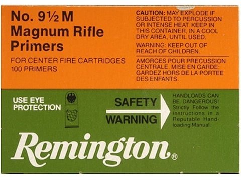 Remington 9 1/2M primers Large Rifle Magnum Primers