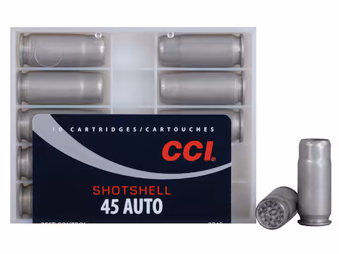 CCI Shotshell 45 ACP Ammo 120 Grain Lead Shot