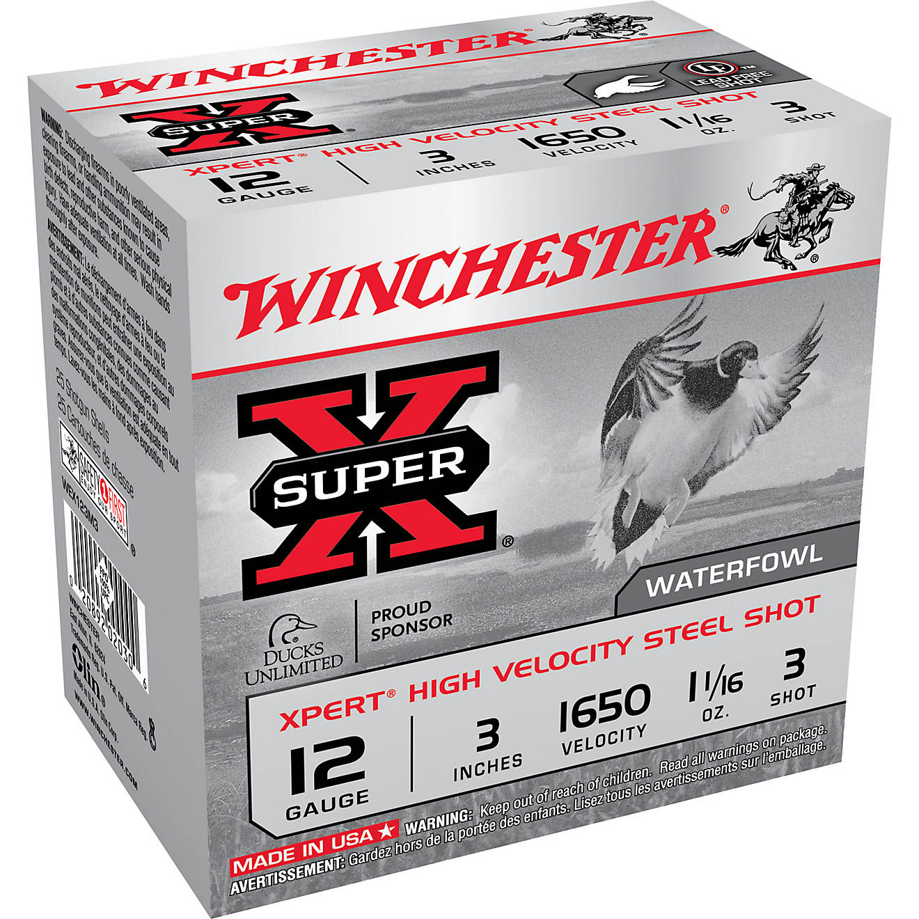 Winchester Xpert ammo 12 gauge high velocity steel waterfowl shotshells 500 rounds