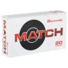 Hornady Match .224 Valkyrie 88 grain ELD Match ammunition, 500-round bundle