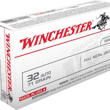 Winchester USA Ammunition 32 ACP 71 Grain Full Metal Jacket 500 round