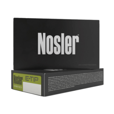 Nosler E-Tip 6.5 PRC 120 Grain Lead-Free Ammo – 500 Rounds
