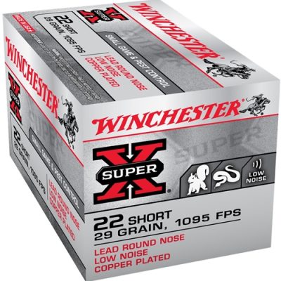 Winchester Super-X 22 Short Ammo 29 Grain Lead Round Nose 5000 Round Bulk Case
