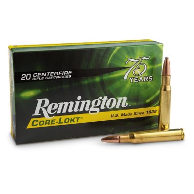 Remington Core-Lokt 30-06 Ammo 180 Grain PSP 500 Rounds hunting ammunition