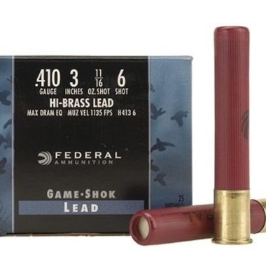 Federal Game-Shok Hi-Brass Ammunition 410 Bore 500 round