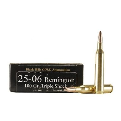 Black Hills Gold 25-06 100 grain Barnes TSX lead-free ammo 500 rounds