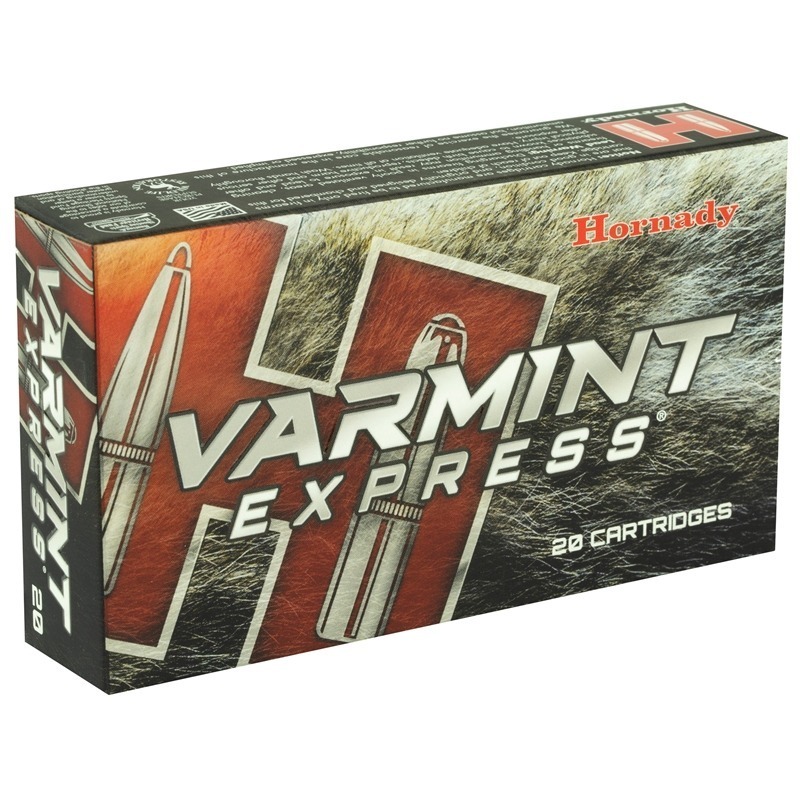 Hornady Varmint Express 22-250 Remington ammo 50 grain V-MAX 500 rounds