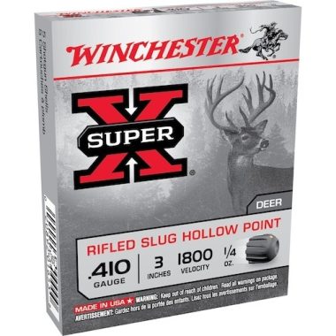 Winchester Super-X Ammunition 410 Bore 3″ 1/4 oz Rifled Slug 500 rounds