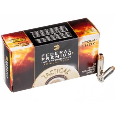 Federal Law Enforcement .357 Magnum 158 Grain Hydra-Shok JHP Ammo – 1,000 Rounds