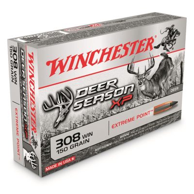 Winchester Deer Season XP 308 Winchester Hunting Ammo 150 Grain Polymer Tip rifle ammunition