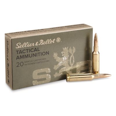 Sellier Bellot 6.5 Creedmoor 140 Grain FMJ Ammo 500 Rounds