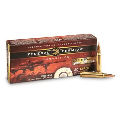 Federal Gold Medal 308 Winchester Ammo 175 Grain Sierra MatchKing BTHP rifle ammunition