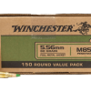 Winchester M855 ammo 5.56 NATO 62 grain green tip ammunition box