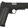 Colt 1911 Government 5 Inch Black Pistol with Picatinny Rail and Gray G10 Grips