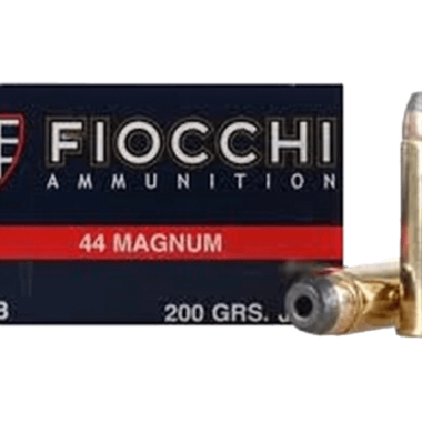 Fiocchi 44 Magnum 200 Grain Semi-Jacketed Hollow Point Ammo