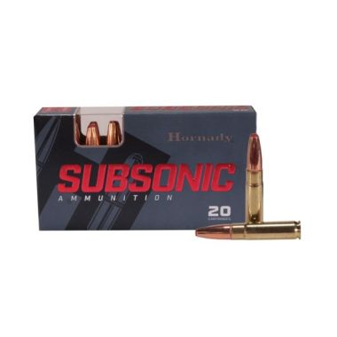 Hornady 300 AAC Blackout ammo 190 grain Sub-X subsonic rifle ammunition