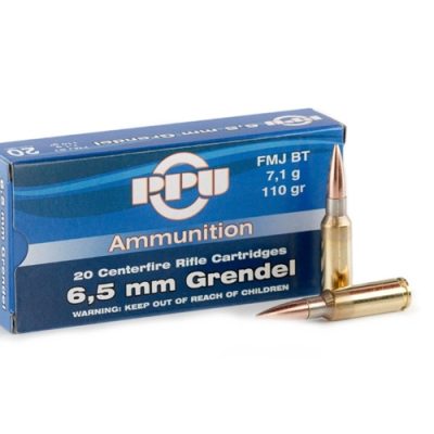 Prvi Partizan 6.5 Grendel 110 Grain FMJ Boat Tail Ammo – 1,000 Rounds