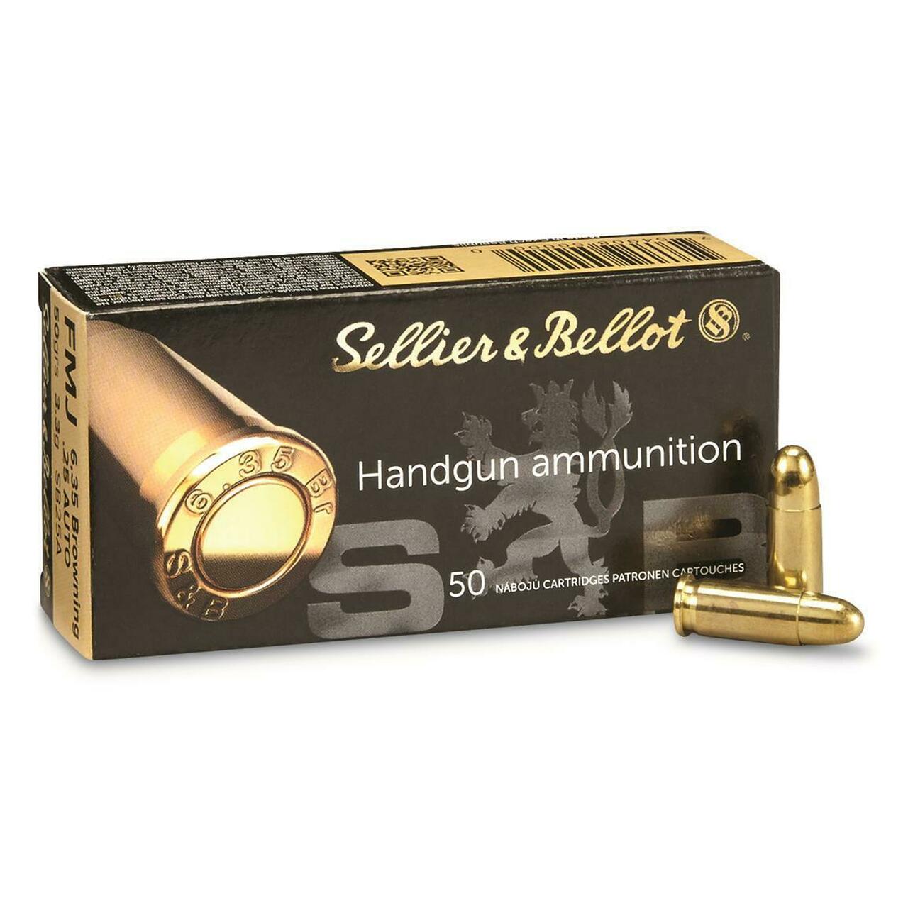 SB25A-1__90488.1604451042.1280.1280__92979.1612378952.jpg Sellier & Bellot 25 ACP ammo 50 grain FMJ 500-round bulk package