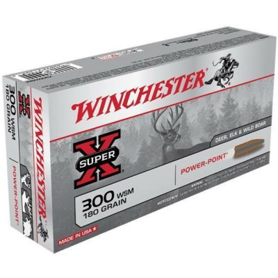 Winchester Power Point .300 WSM Ammunition 20 Rounds 180 Grains