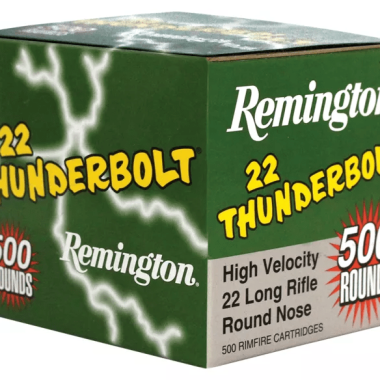 Remington Thunderbolt 22 LR 40 Grain lead round nose ammo 500 rounds
