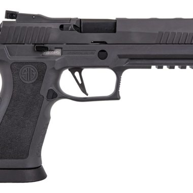 Sig Sauer P320 X-FIVE LEGION 9mm pistol with 5-inch barrel and gray finish