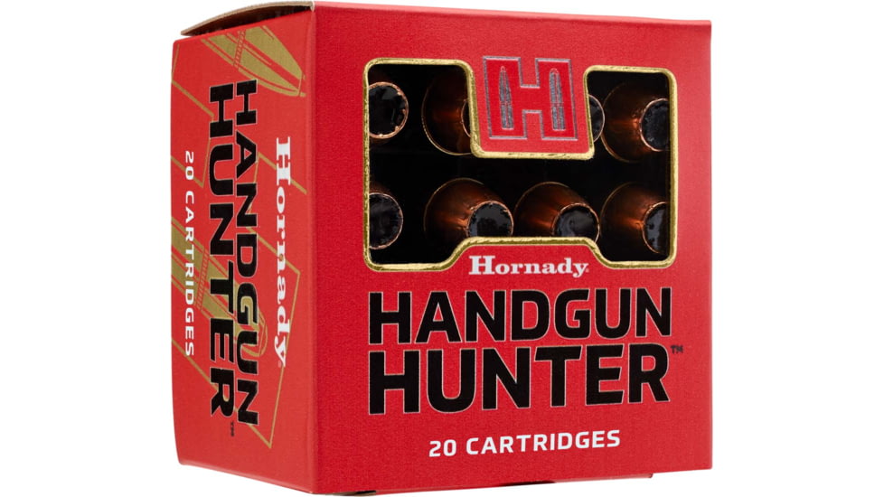 Hornady Handgun Hunter 10mm Ammo 135 Grain Hornady Handgun Hunter 10mm Ammo 135 Grain MonoFlex hollow point ammunition