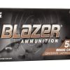 CCI Blazer Brass 9mm ammo 115 grain FMJ reloadable brass ammunition