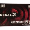 Federal American Eagle 9mm ammo 124 grain FMJ handgun ammunition bulk