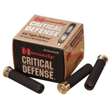 Hornady Critical Defense Ammunition .410 Bore 2-1/2 Inch Triple Defense 500 Rounds
