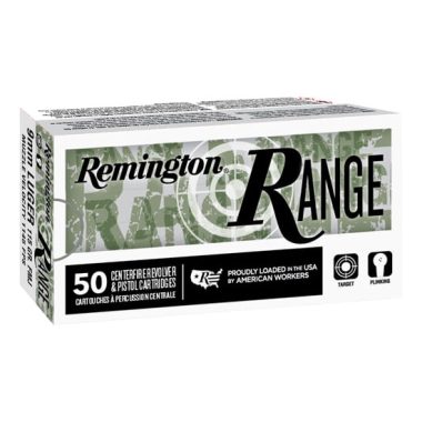 Remington Range 9mm ammo 115 grain FMJ brass case ammunition