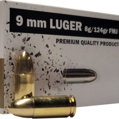 STV Golden Bee 9mm Luger 124 Grain Full Metal Jacket Ammunition