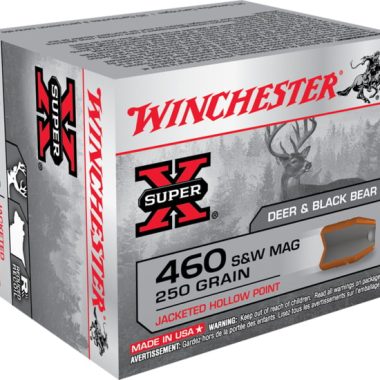 Winchester SUPER-X HANDGUN .460 S&W 250 grain Jacketed Hollow Point 500 rounds