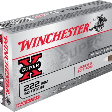 500 Rounds Of Winchester SUPER-X RIFLE .222 Remington 50 grain