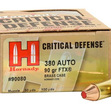 Hornady Critical Defense 380 Auto 90 Grain | 25 Rounds