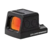 Holosun EPS Carry MRS Red Dot Sight mounted on slimline pistol slide showing enclosed housing
